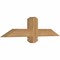 Ekena Millwork Eugene Smooth Timber Gable Bracket, Western Red Cedar, 36"W x 9"H x 3 1/2"D x 3 1/2"F, 6/12 Pitch GBW036X09X0404EUG00SWR - alternate 2